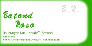 botond moso business card